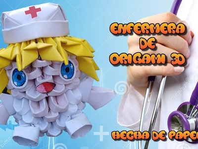 Enfermera con gorro ????????‍⚕️de Origami 3d. Tutorial en español | Hecha de papel