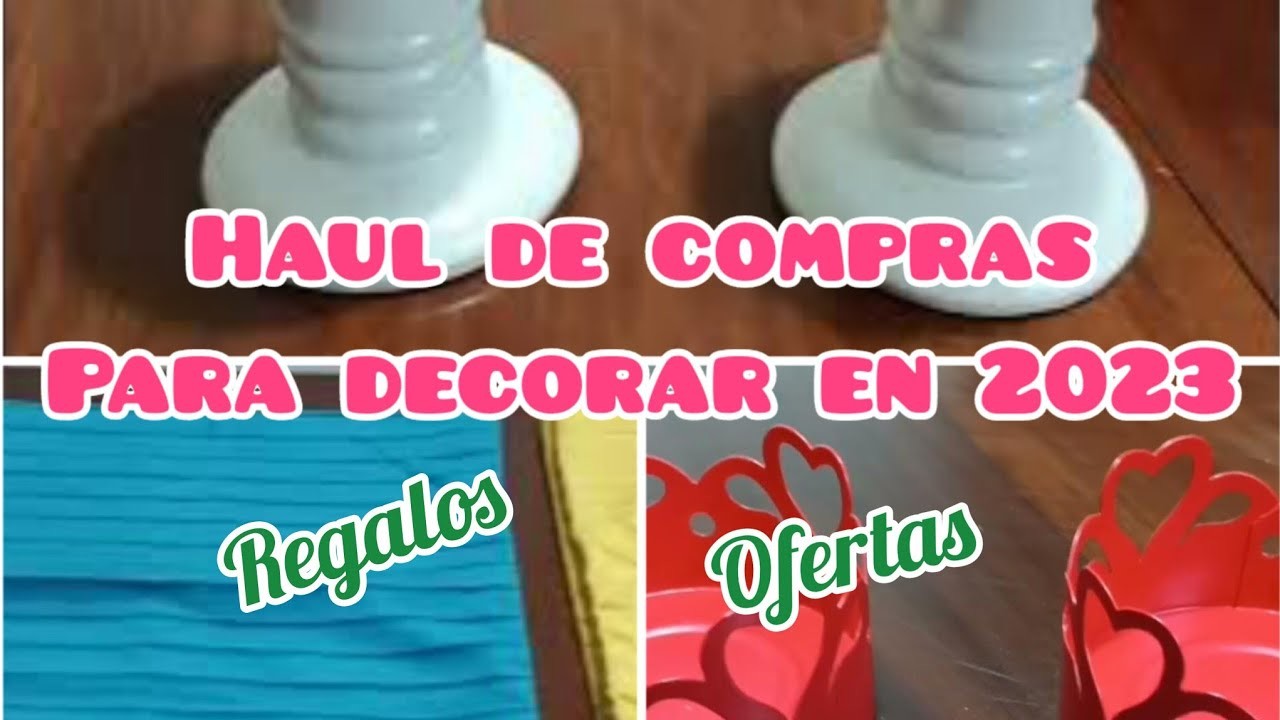 Haul de compras y regalos para decorar en este año 2023 #haul #compras #regalos #comprasparadecorar