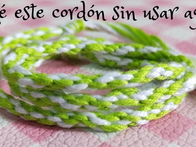 Tejé este Cordón sin usar agujas. #cordón #crochet #ideasdenegocio