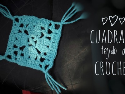 Como hacer Motivo Cuadrado a Crochet  *granny square crochet*