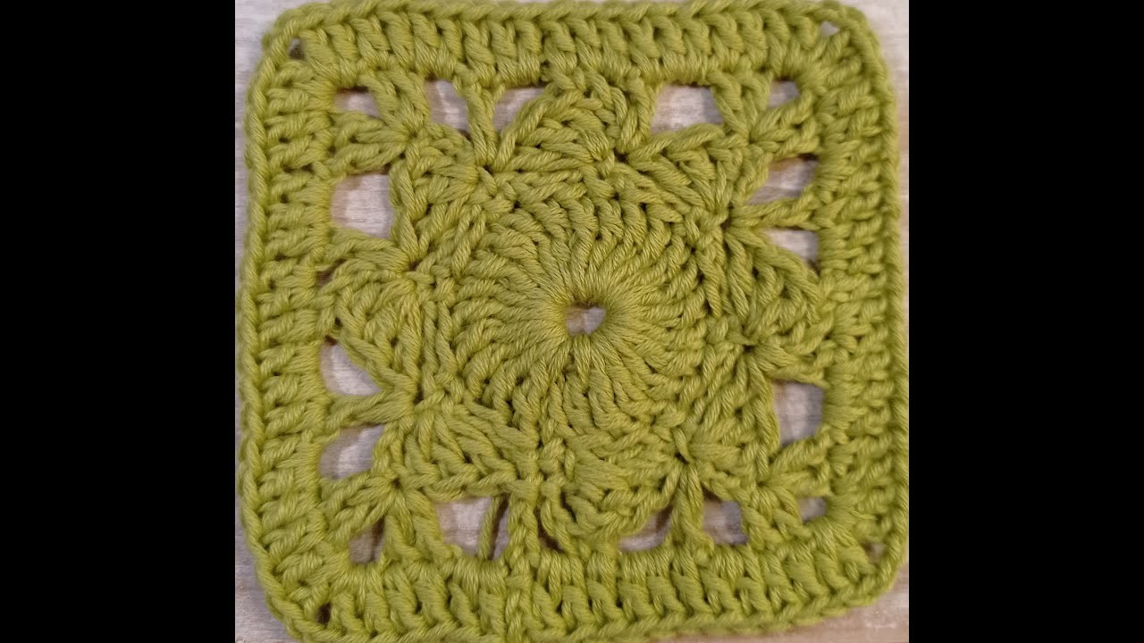 Granny crochet, modelo C . Tutorial . Ideas para hacer.