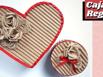 Regalos de lujo DIY - Cómo hacer cajas de corazón para sorprender
