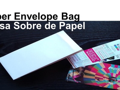 DIY Paper Envelope ✉️, Useful Crafts ???? - Cómo Hacer una Bolsa Sobre de Papel, Manualidades útiles