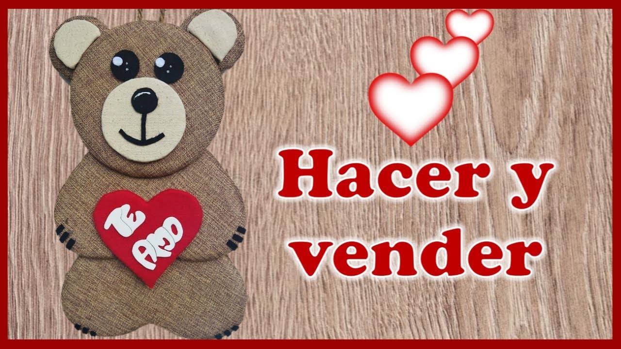 IDEAS PARA HACER Y VENDER EN SAN VALENTÍN 2023.  Crafts to give on Valentine's Day