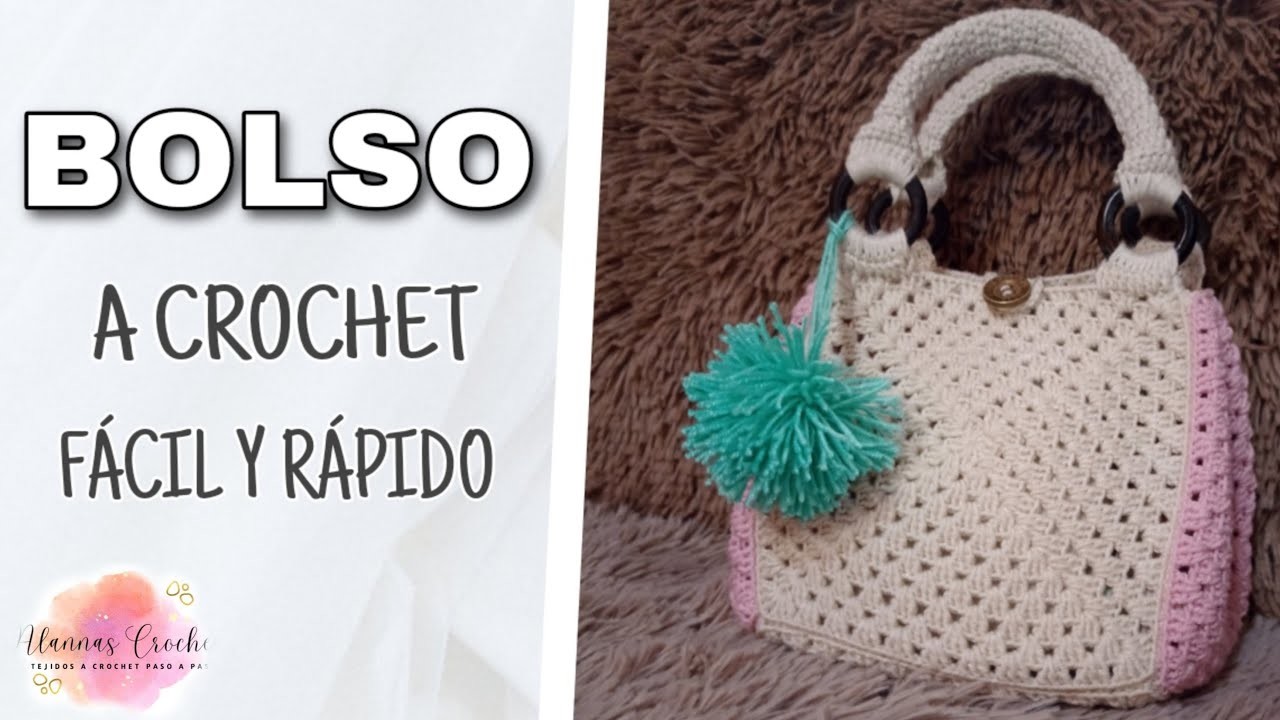 Como Hacer un Bolso a Crochet HERMOSO Y FÁCIL- Bag Crochet