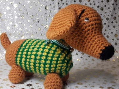 # Mi amigo fiel mi Perro Salchicha a crochet (Parte 3)