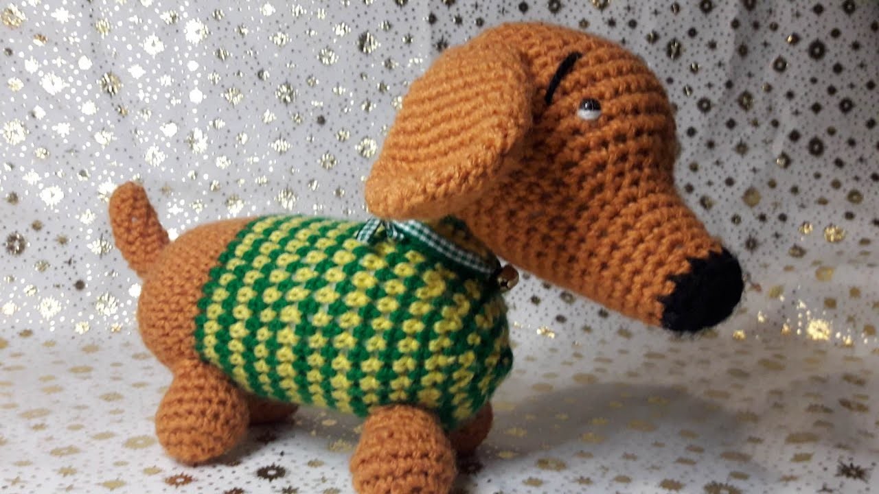 # Mi amigo fiel mi Perro Salchicha a crochet (Parte 3)