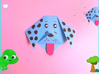 DIY  KAWAII Manualidades con papel. Ideas. Animales de Origami muy fácil perrito