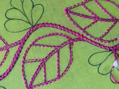 Hand embroidery nakshi kantha design tutorial nakshi katha shelai