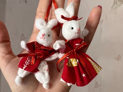 ✅TUTORIAL conejos de trapo en tecnica rusa ,protector de pareja-talismán #muñecastela #tutorial