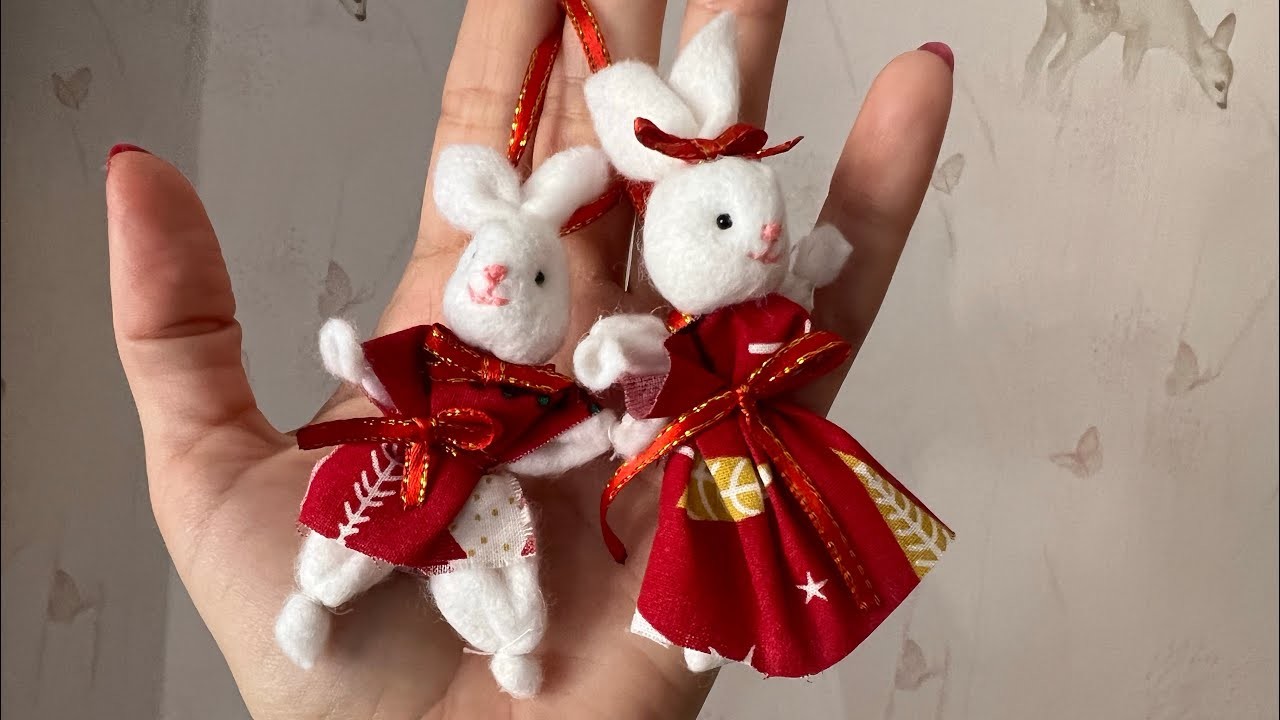 ✅TUTORIAL conejos de trapo en tecnica rusa ,protector de pareja-talismán #muñecastela #tutorial