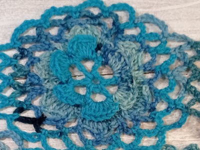 Flor crochet, foulard.  Tutorial. Ideas para hacer.
