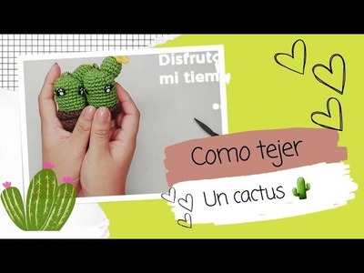 ¡Aprende a Tejer un Adorable Cactus Llavero!