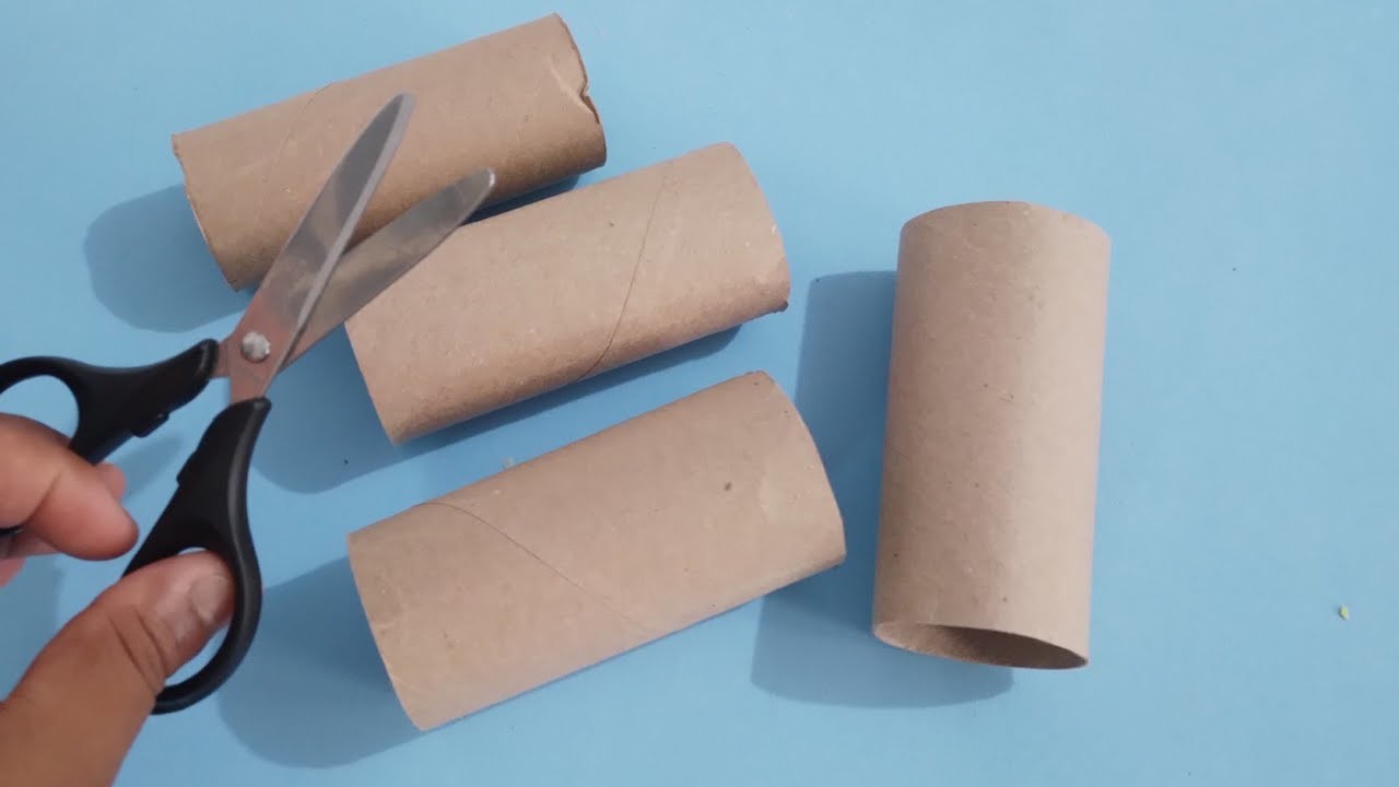 Manualidades con reciclaje faciles idea creative tubos de papel Manualidades faciles para hacer