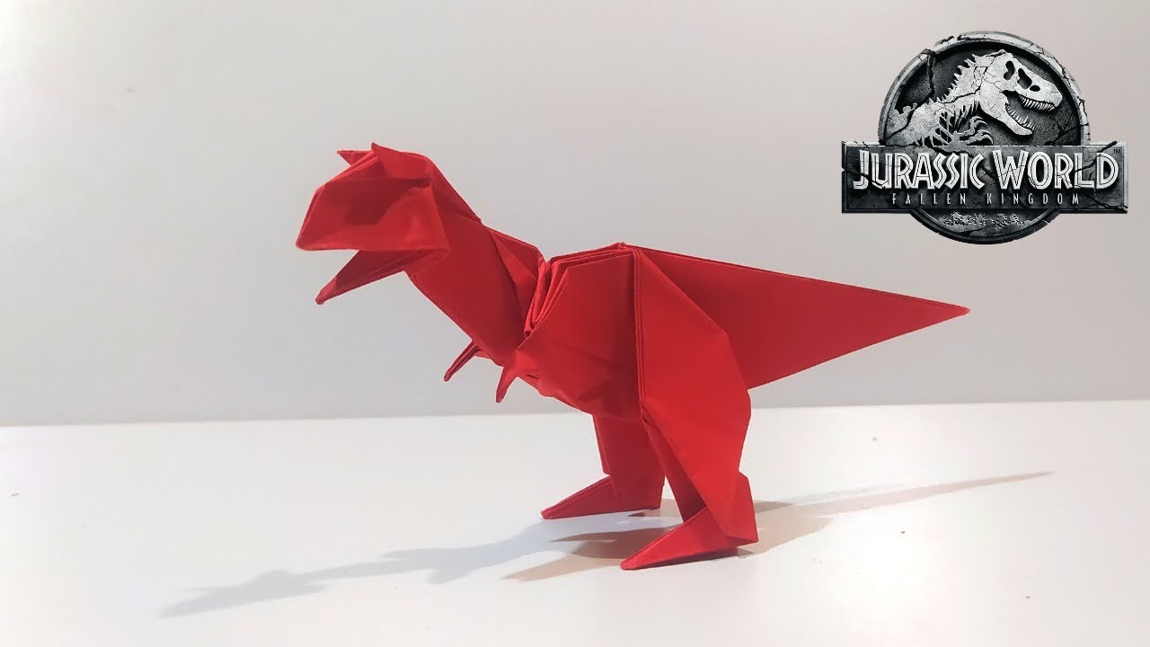 Origami Carnotaurus. Como hacer origami carnotaurus TUTORIAL