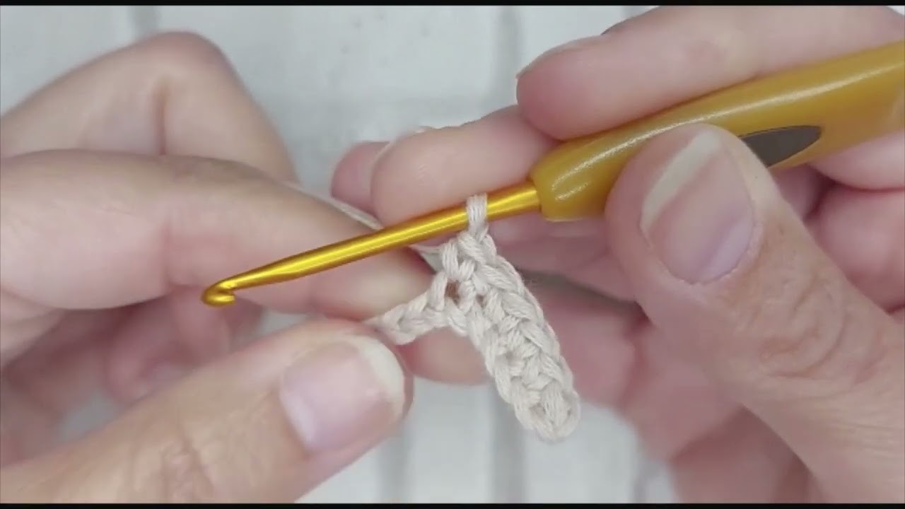 Técnicas básicas crochet Punto Bajo