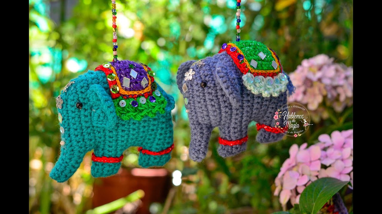( Elefantito Hindú y mas.  ) Paso a paso en crochet
