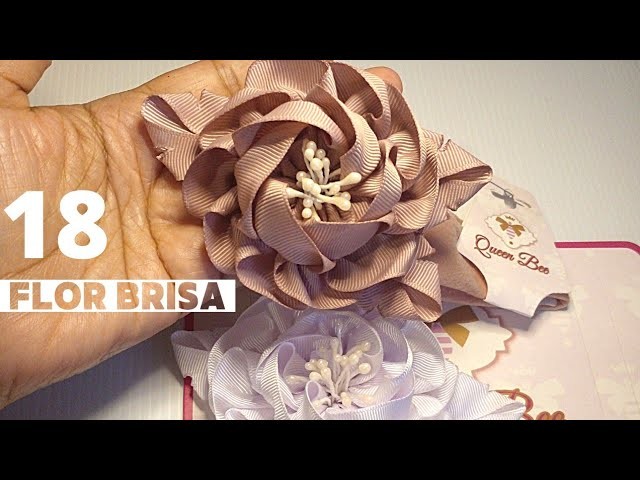 Flor Brisa Tutorial - PAP - DIY #flores #flowers #flordefita
