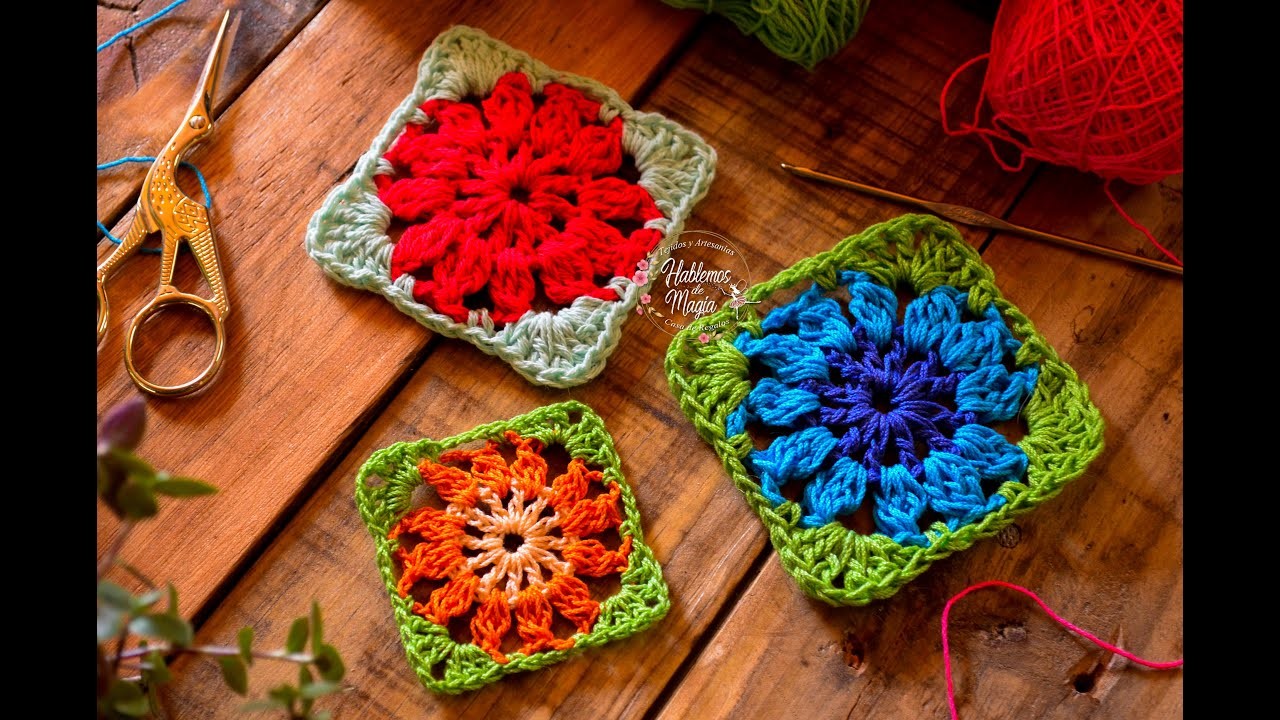 ( Granny Margarita ) Técnica y crochet
