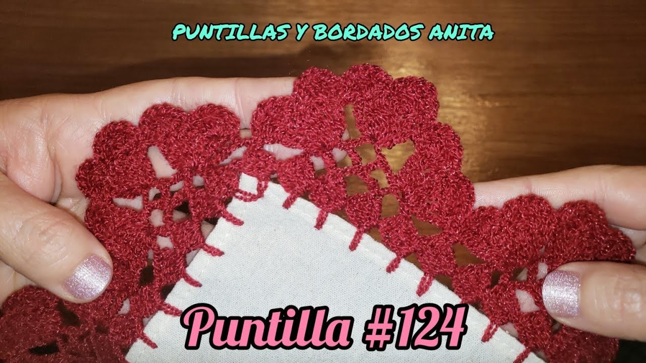 PUNTILLA #124 - ♥️♥️♥️ HERMOSA #crochet
