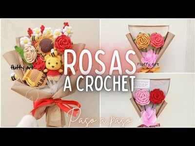 ROSAS A CROCHET ???? PASO A PASO | ideal para dia de madres ✅ #crochet