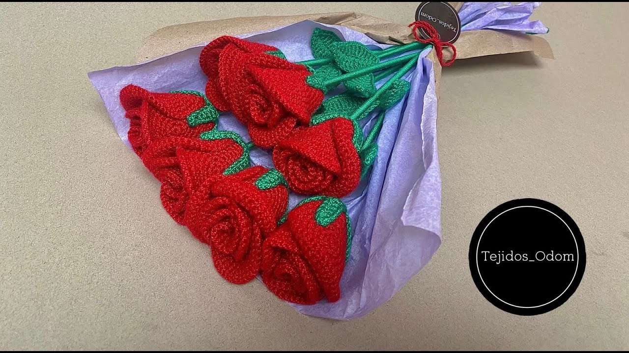 Rosas En Crochet Paso A Paso Por Tejidos_Odom ????????