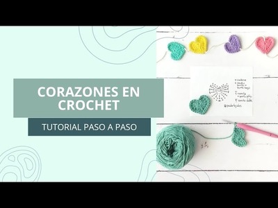 Corazones en crochet - tutorial