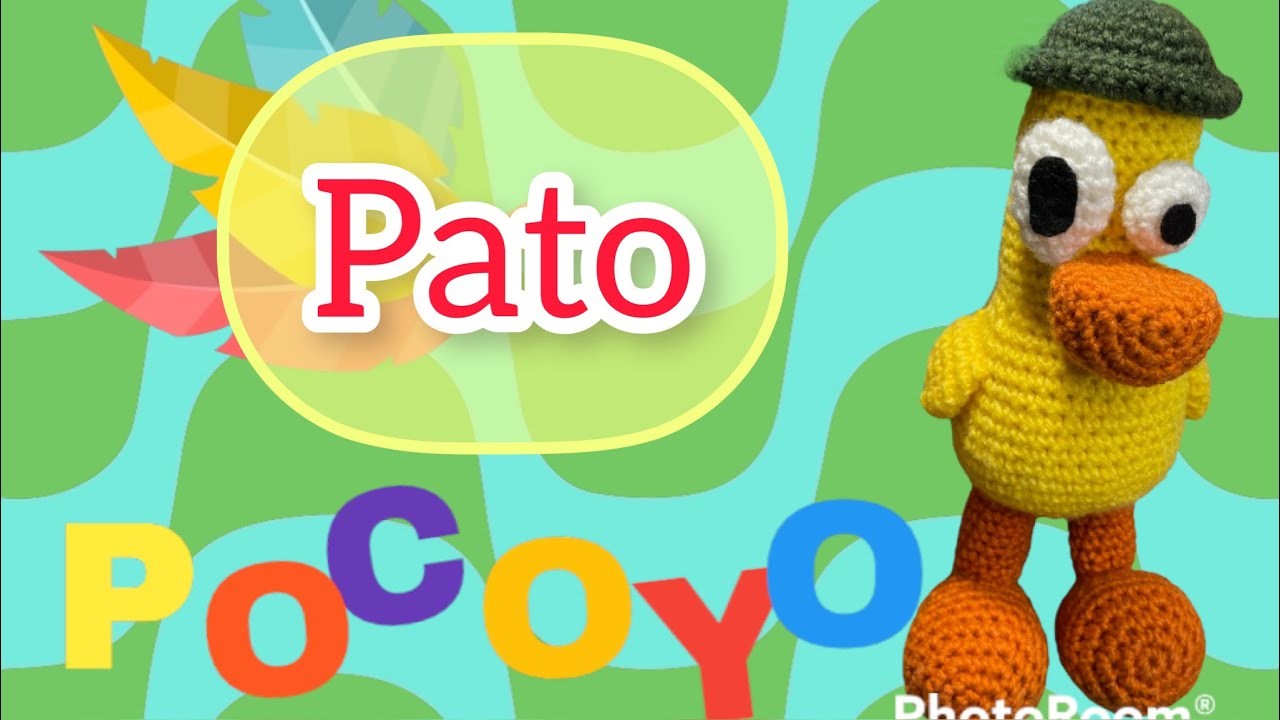 #Pato#Pocoyo#Amigurumis#Paso a paso#Tutorial crochet#Subtítulos