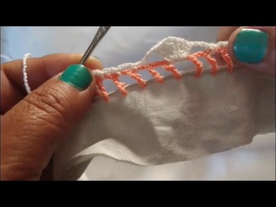 Puntilla sencilla paso a paso #crochet #tutorial #
