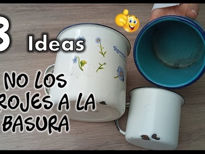 3 IDEAS ÚTILES CON JARROS VIEJOS DE LATA - Manualidades para la cocina - Crafts with old jugs
