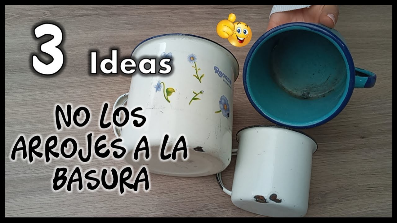 3 IDEAS ÚTILES CON JARROS VIEJOS DE LATA - Manualidades para la cocina - Crafts with old jugs