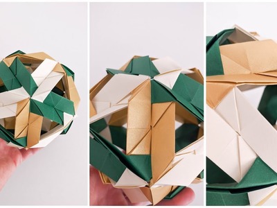 Kusudama Tutorial Origami 30 piezas
