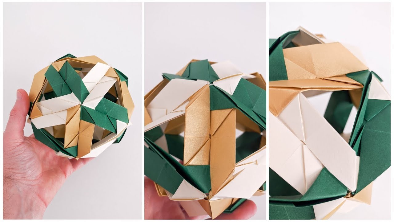 Kusudama Tutorial Origami 30 piezas