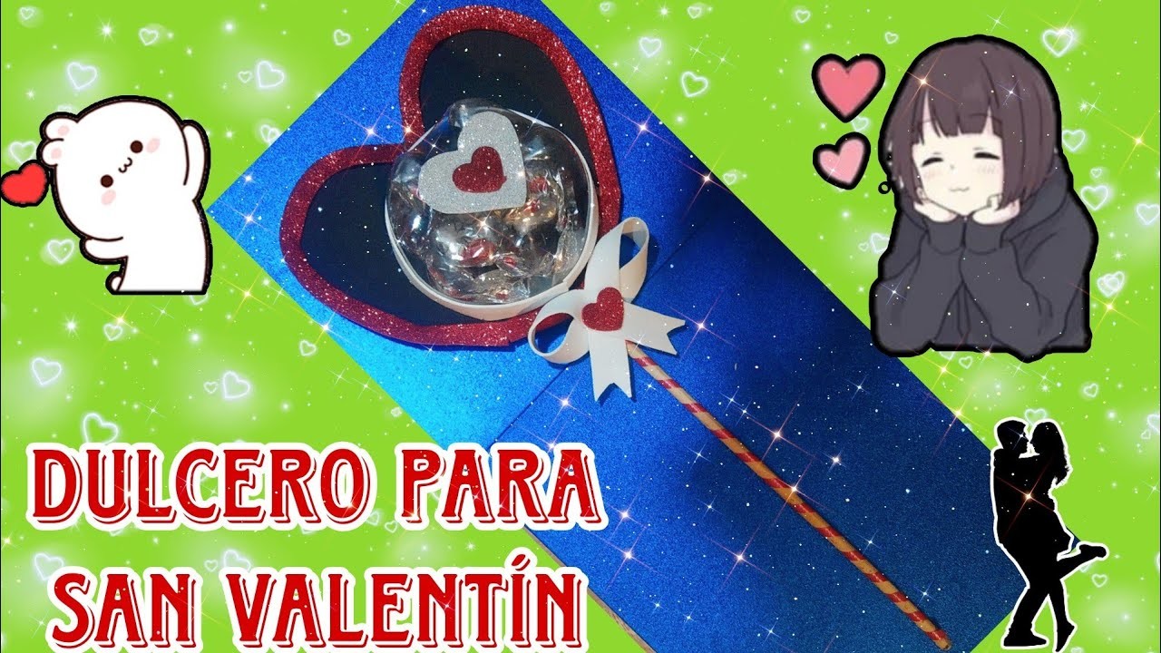 ❤️MANUALIDADES PARA SAN VALENTÍN????dulcero con reciclaje❤️crafts for valentine's day❤️dulces detalles