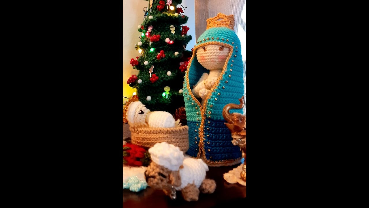 Borreguito Amigurumi para el nacimiento a crochet