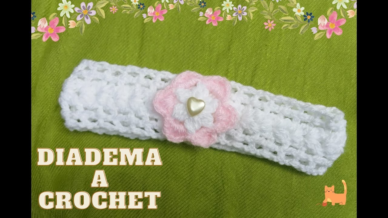 DIADEMA A CROCHET PASO A PASO