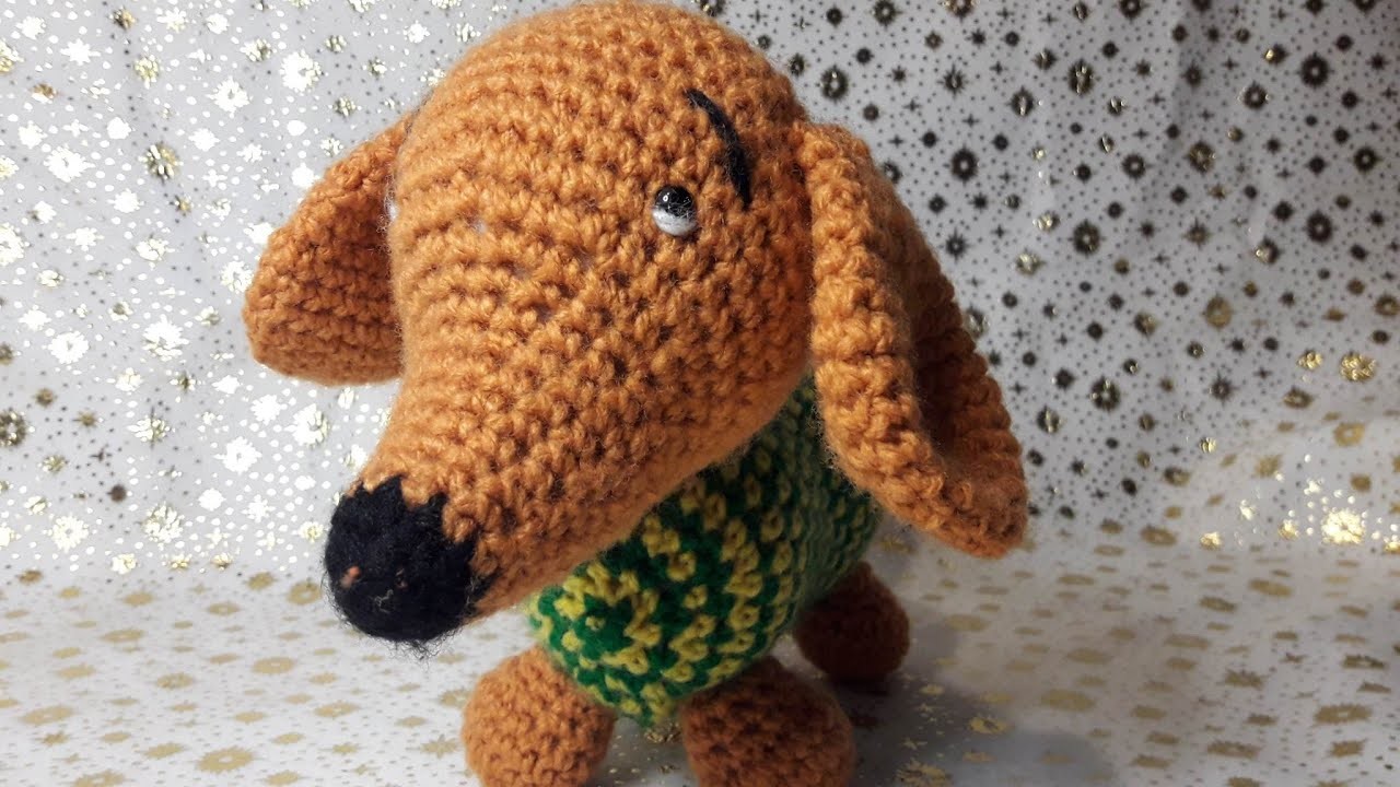# Mi amigo fiel #Mi Perro Salchicha a crochet (Parte 2)