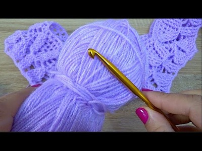 Suéter Canesú de Hojas en Relieve , 1 hora de tejido al Día! Video #1