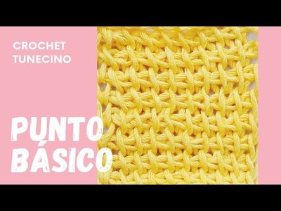 Punto Básico Crochet Tunecino - Curso Básico Crochet Tunecino @MelGarciaTello