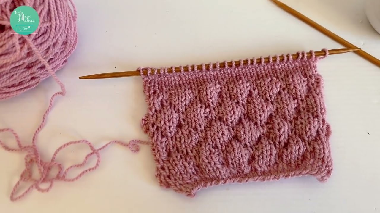 PUNTO BURBUJA. Bobble  knit Stitch #tutorial #dosagujas
