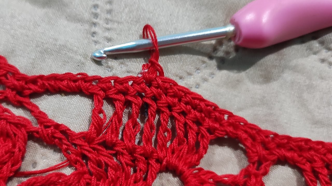 Tip para acabados en tejidos en crochet