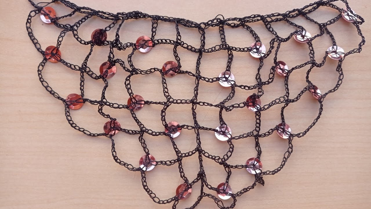 Velo con lentejuelas