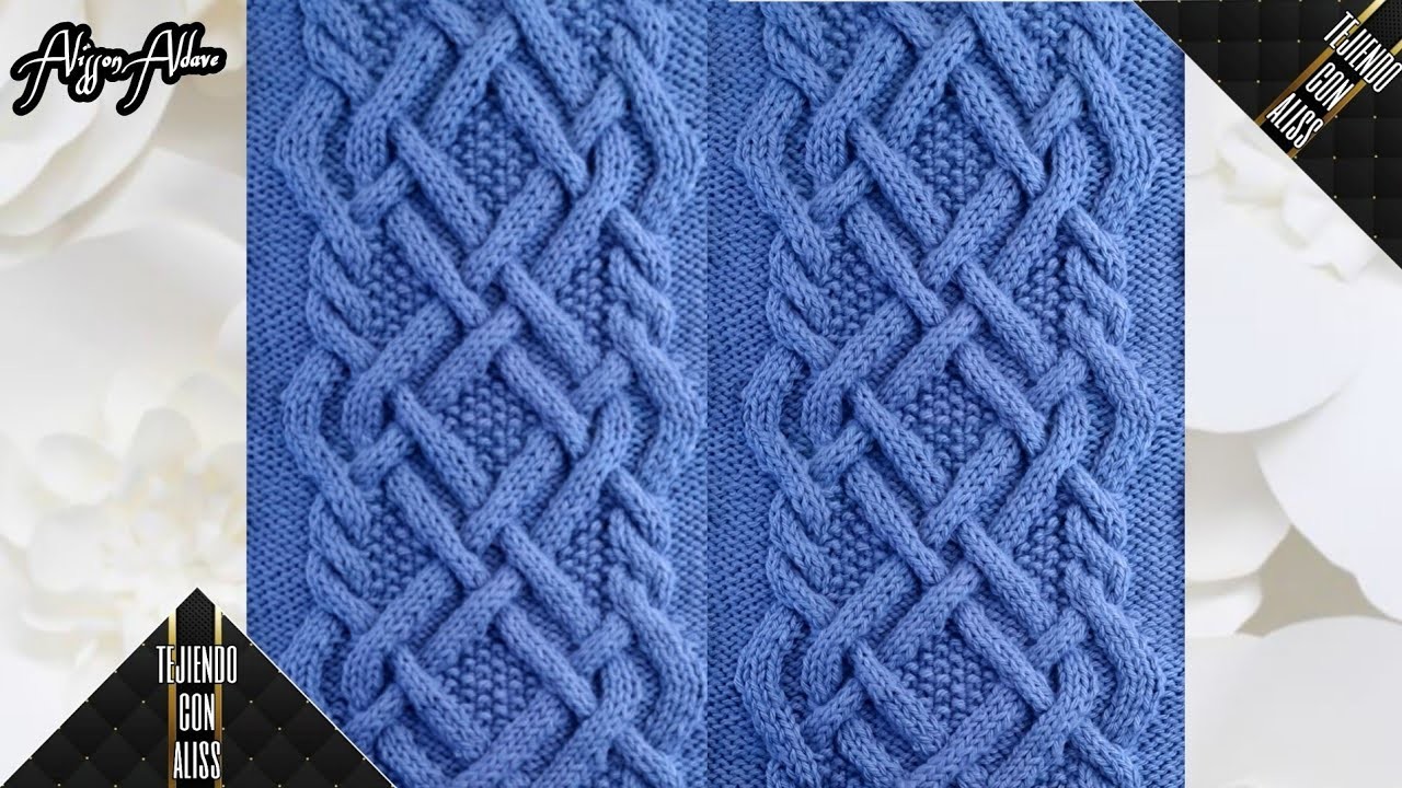 #258 - TEJIDO A DOS AGUJAS. knitting patterns. Alisson Aldave
