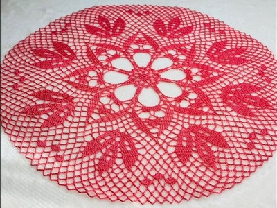 #42 Preciosa Carpeta.  1ra. Parte.  #centro de mesa#tejidos#Crochet