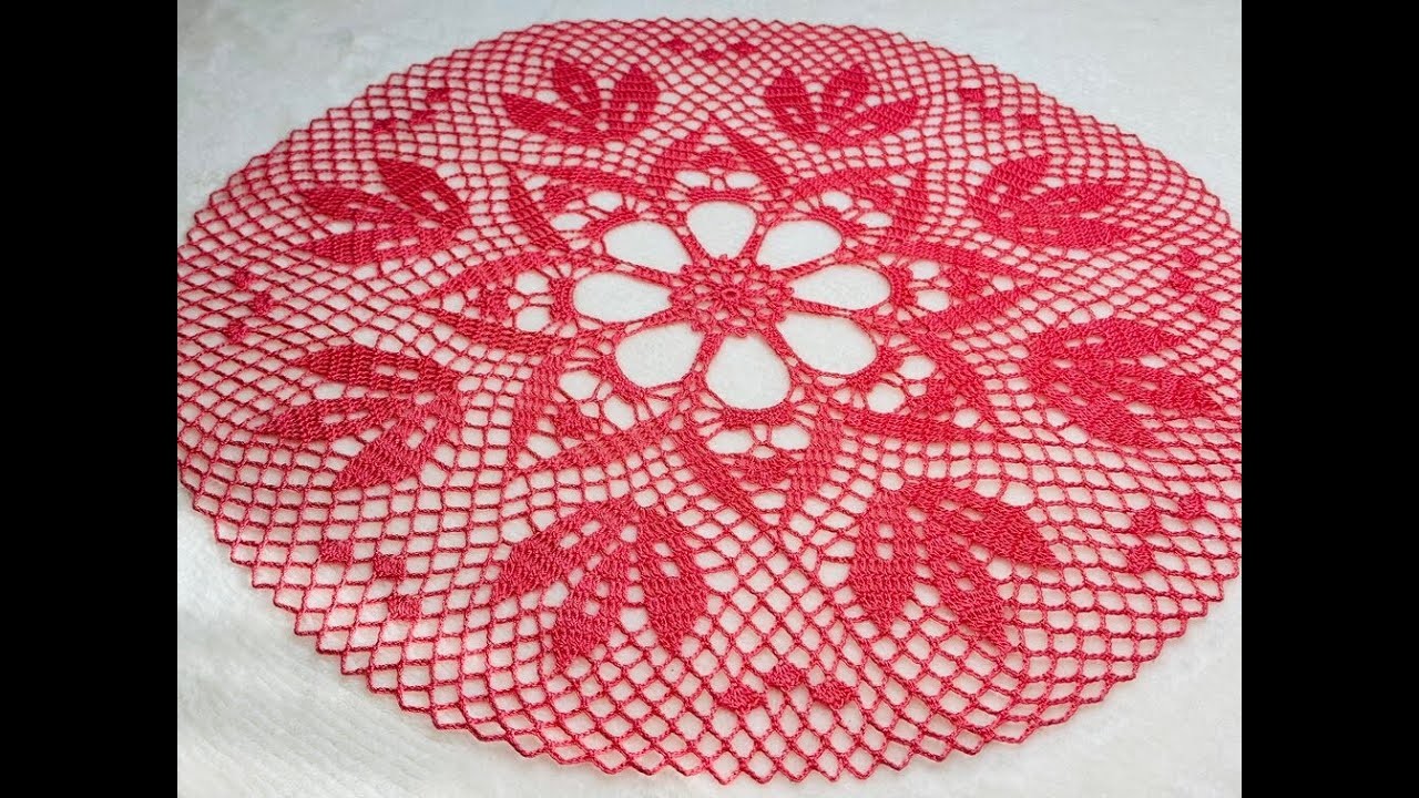 #42 Preciosa Carpeta.  1ra. Parte.  #centro de mesa#tejidos#Crochet