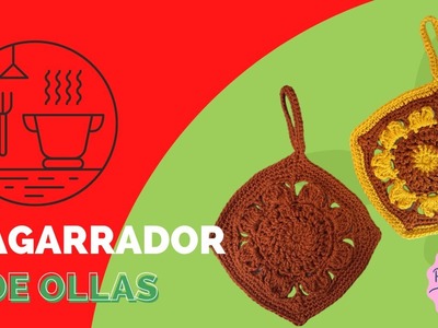 AGARRADOR DE OLLA TEJIDO A CROCHET PASO A PASO MUY FÁCIL