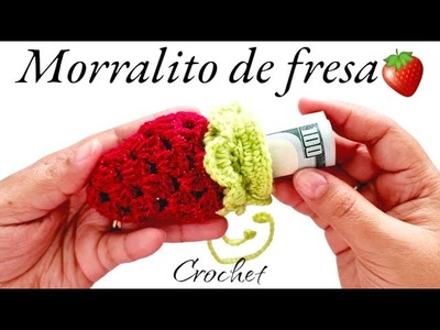 ????crochet teji Fácil morralito Monedero ???? portamonedas llavero a crochet  ????