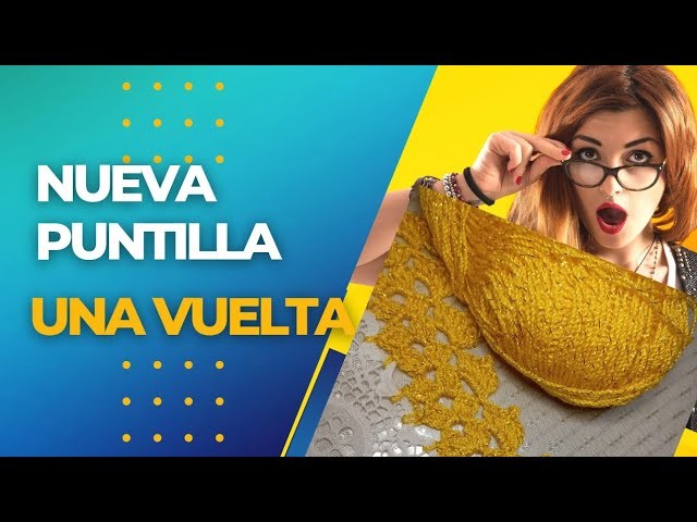 ⚡️tejido para servilleta⚡️ de una solavuelta ▶️LA TERMINAS RAPIDO ▶️ #4k