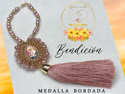 BENDICION CON MEDALLA BORDADA | Medalla bordada