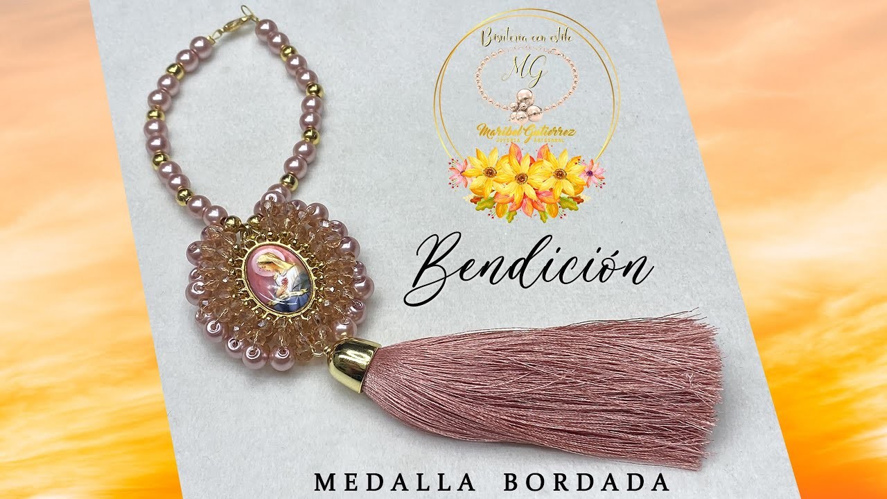 BENDICION CON MEDALLA BORDADA | Medalla bordada